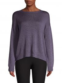 Eileen Fisher - Round-Neck Silk Sweater at Saks Fifth Avenue